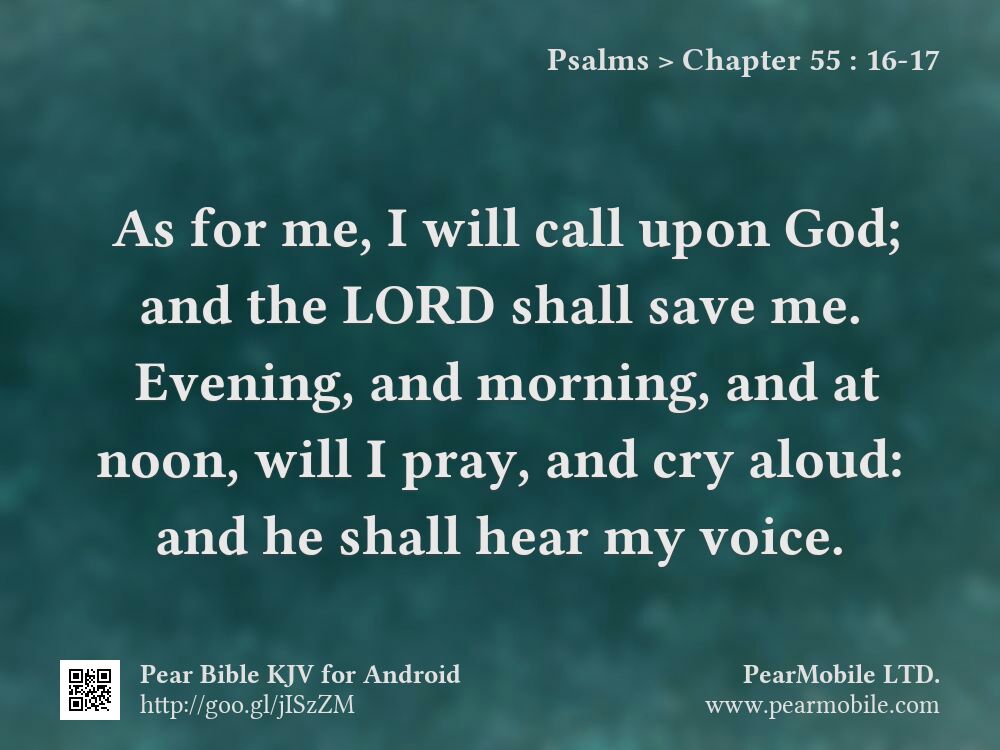 Psalms, Chapter 55:16-17